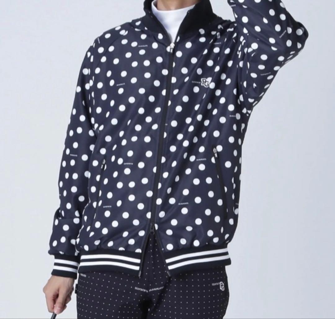 新品 パーリーゲイツ タフレックス×サーモトロン ブルゾン(5)サイズL/紺