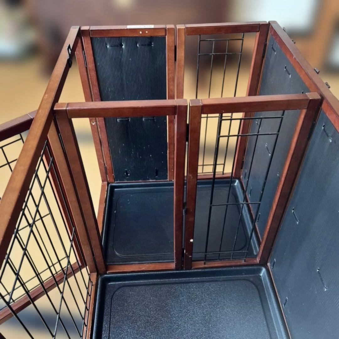 折り畳み木製犬用ケージ 12年程前6万で購入 静岡市取りに来てくれる方限定です