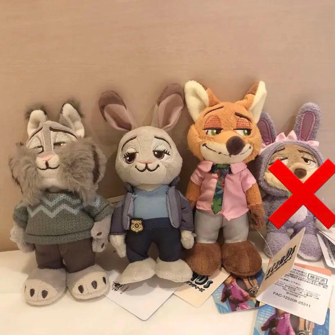 ディズニーストア ぬいぐるみ Disney stanDs ズートピア 4点セット