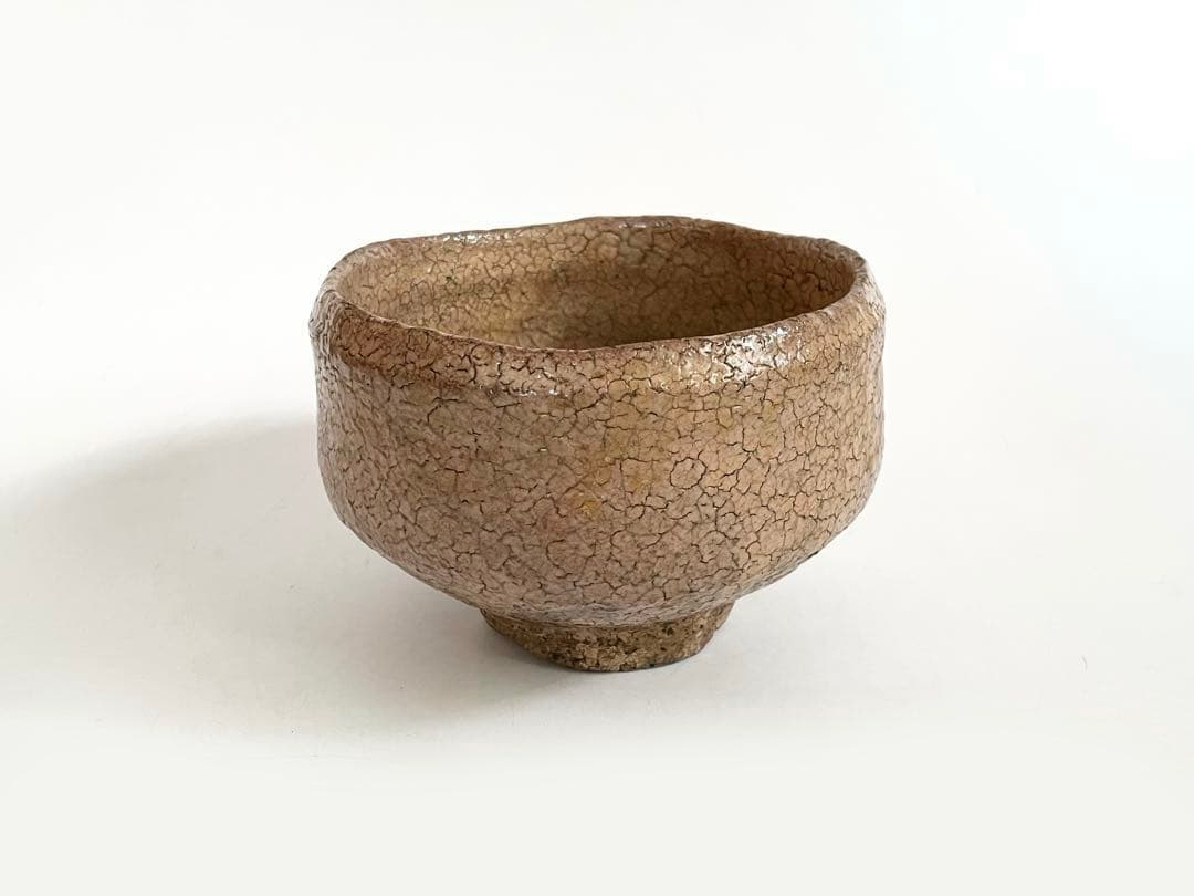 陶芸家　作家物　宇田川聖谷　萩茶碗　萩焼　茶碗　抹茶碗　共箱