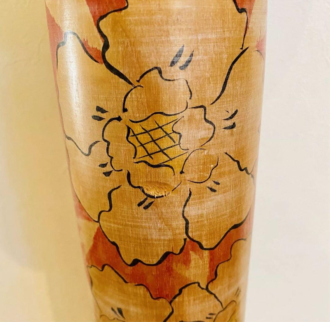 中古　こけし　日本　人形　木製　特大　本多伸夫　55cm コレクション　伝統