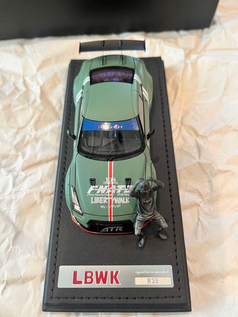 1/43LBWK ZeroFighter R35東京オートサロン2015人形付き