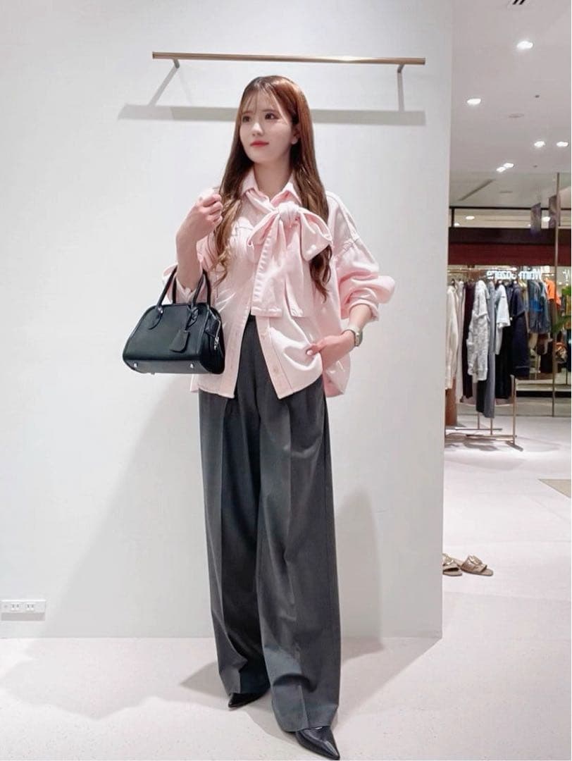 Whim Gazette デニムボウタイシャツ