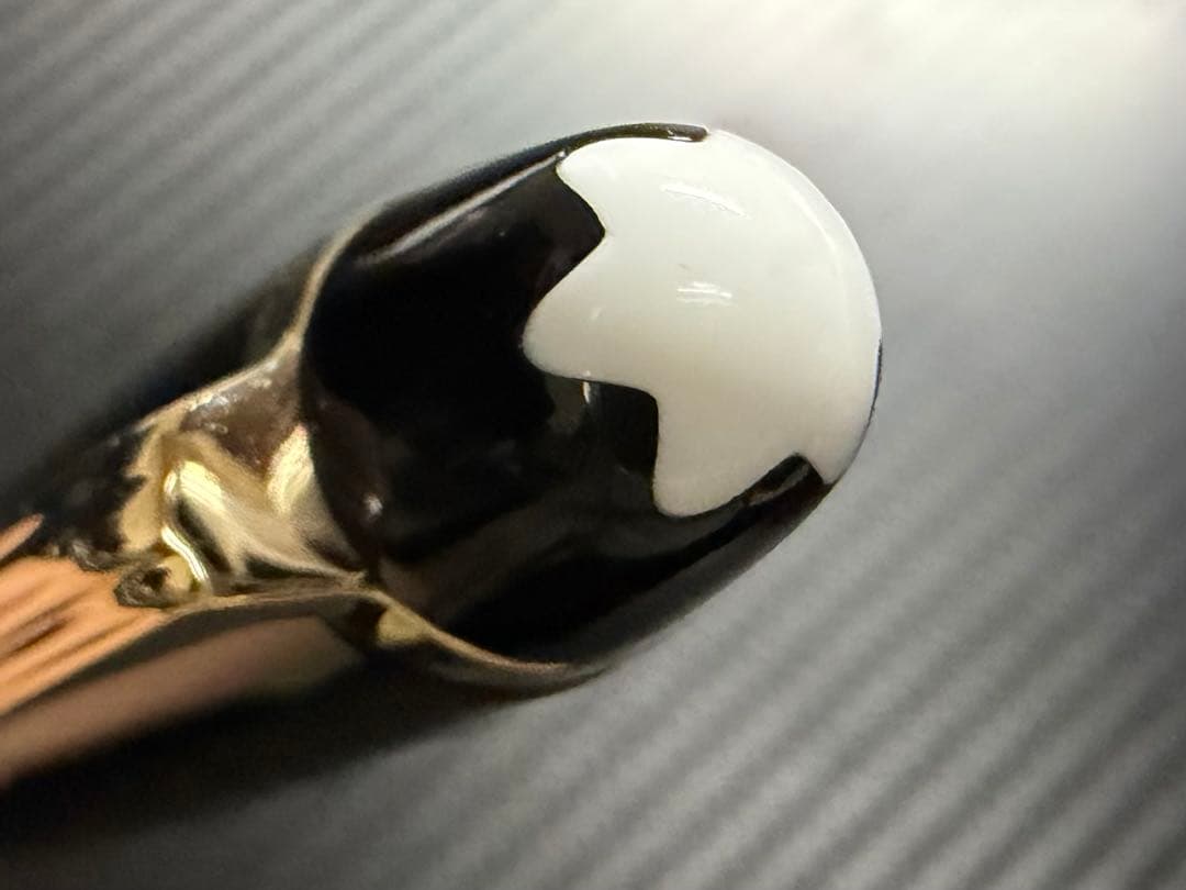 美品 モンブラン マイスターシュテュック 144 万年筆 ブラック 全金 F