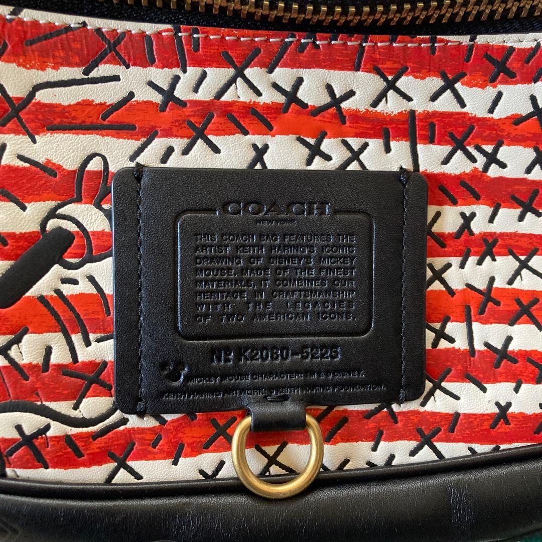 COACH Keith Haring ボディバッグ　ミッキーコラボ希少品