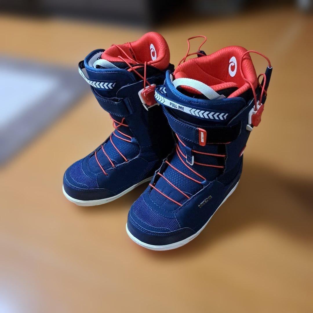 DEELUXE スノーボードブーツ ID 6.1 ネイビー/レッド 25.5美品