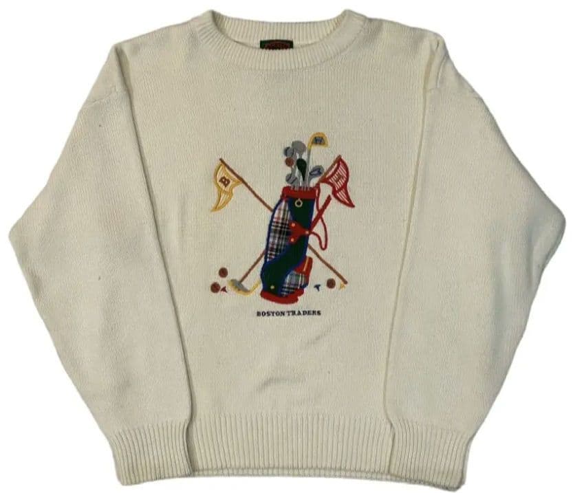 メンズウェア vintage cotton design knit