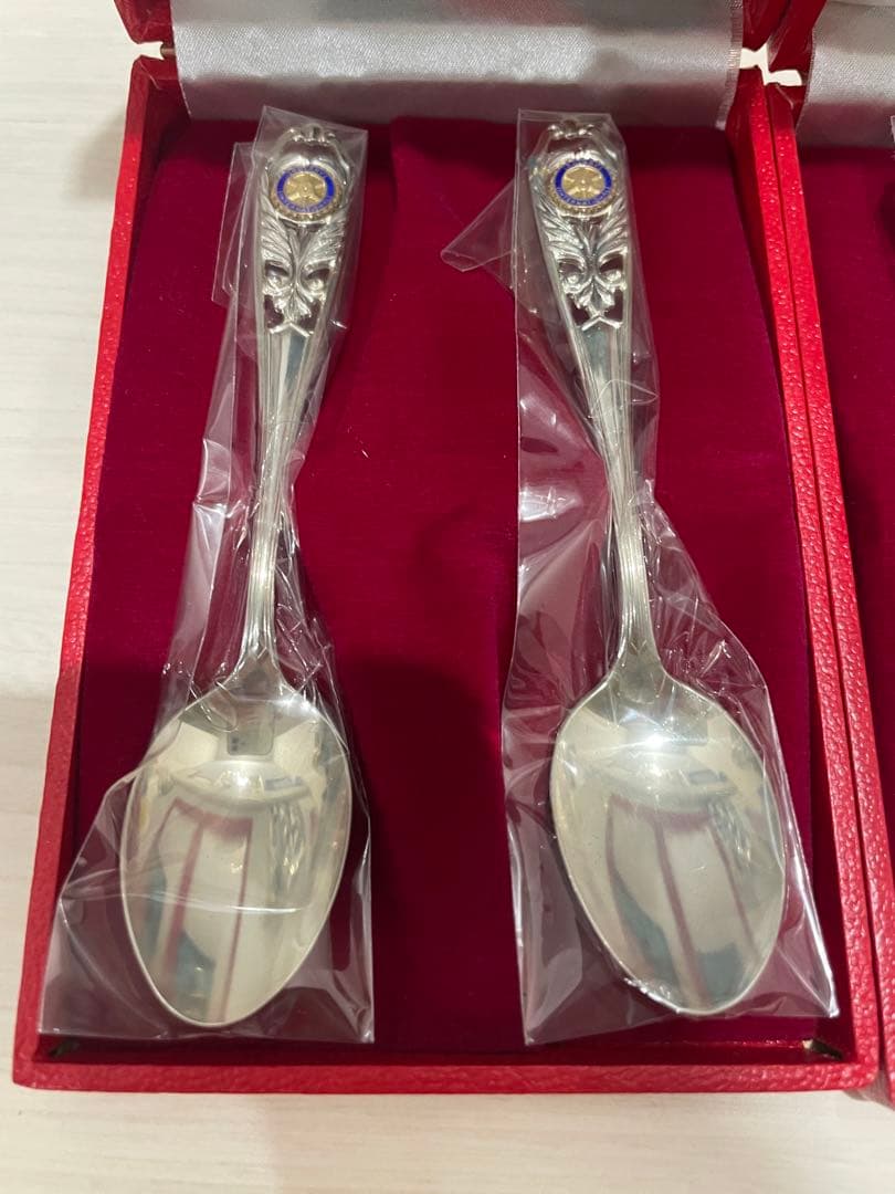 ロータリークラブ　銀製スプーン4本　SILVER925