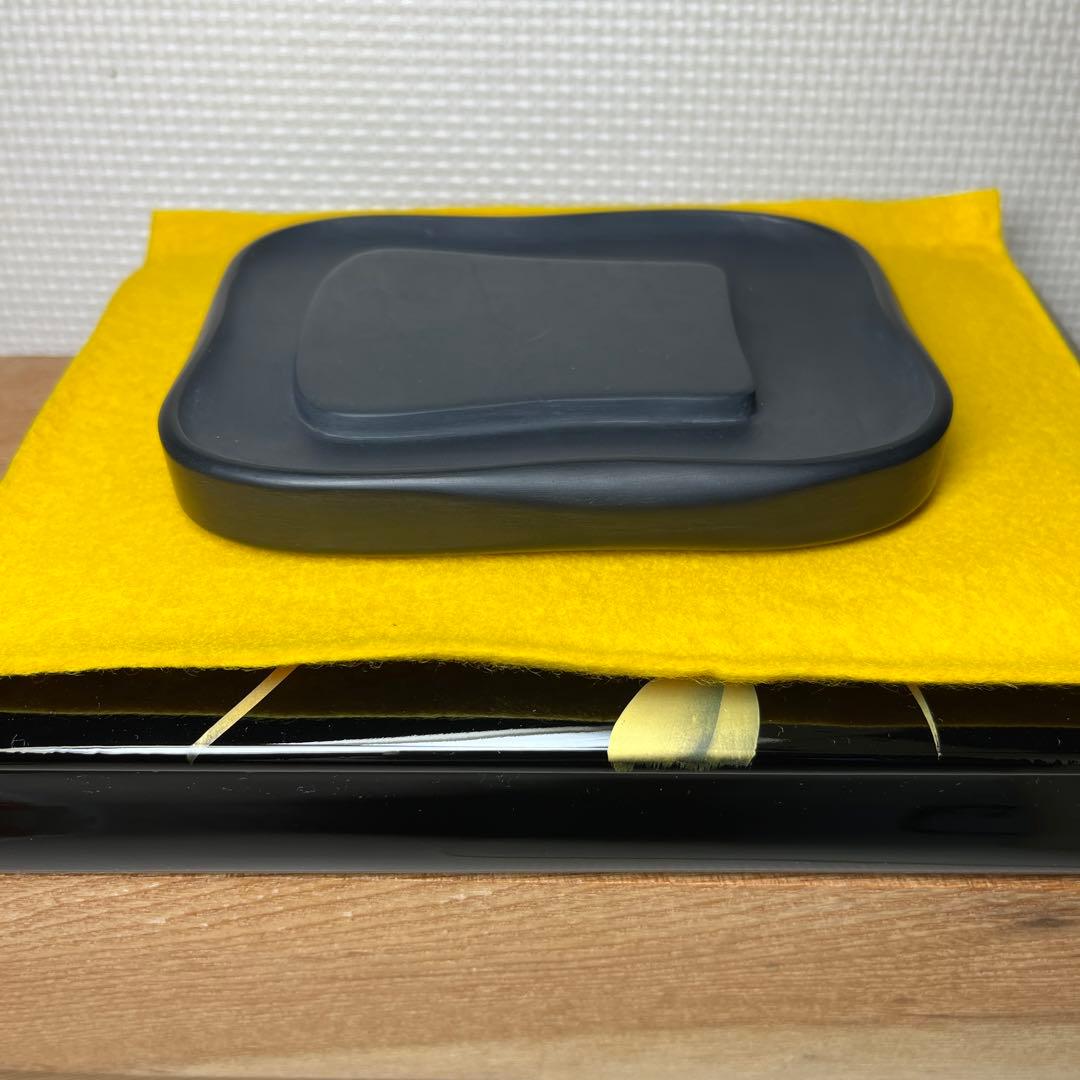 ⭕️まりちゃん⭕️ 雨畑硯　新品　芳龍閣硯舗鑑製　深澤勝左衛門　特殊彫刻作品