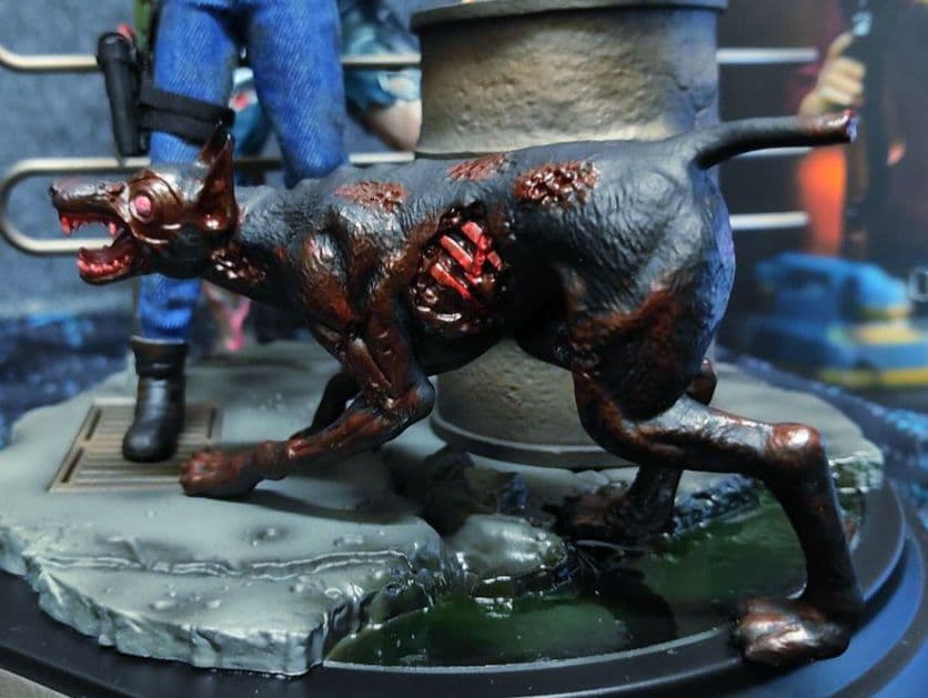 CAPCOM.[バイオハザード②(クレア＆バーキン＆ジオラマ台座)]