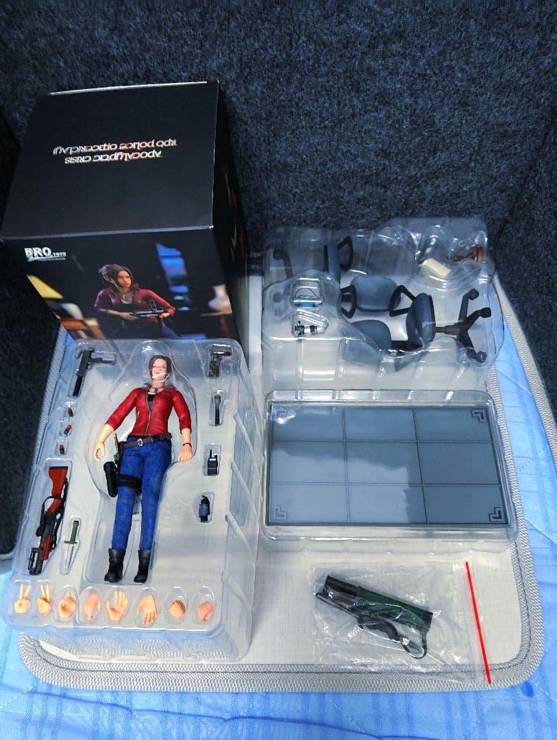 CAPCOM.[バイオハザード②(クレア＆バーキン＆ジオラマ台座)]