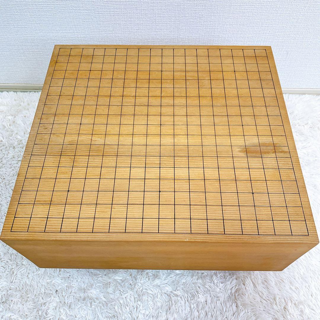 こうぴ　【希少】脚付 極厚 足付 碁盤 天地柾目