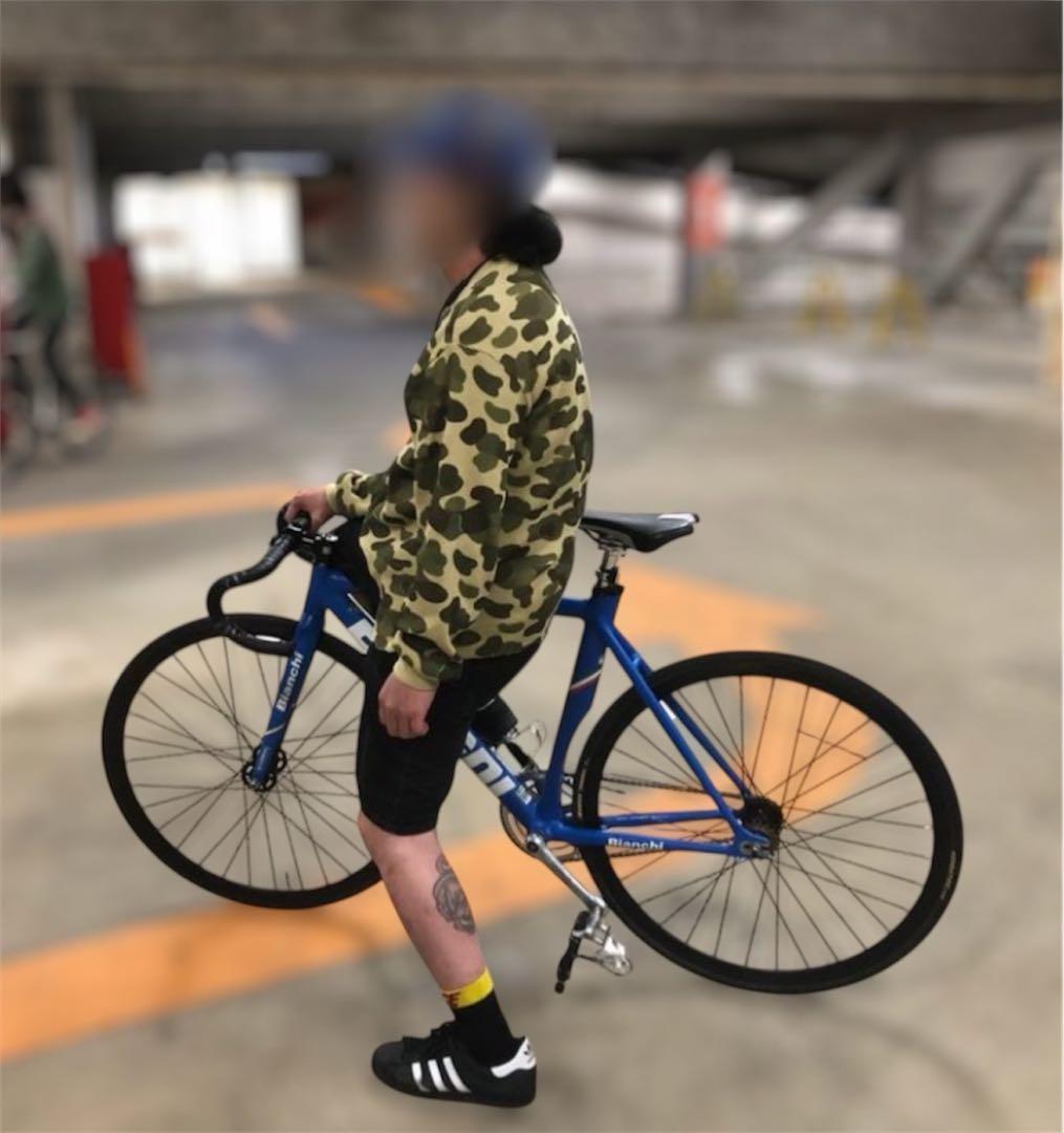 あ　さん専用bianchi super pista Azzurro 51cm