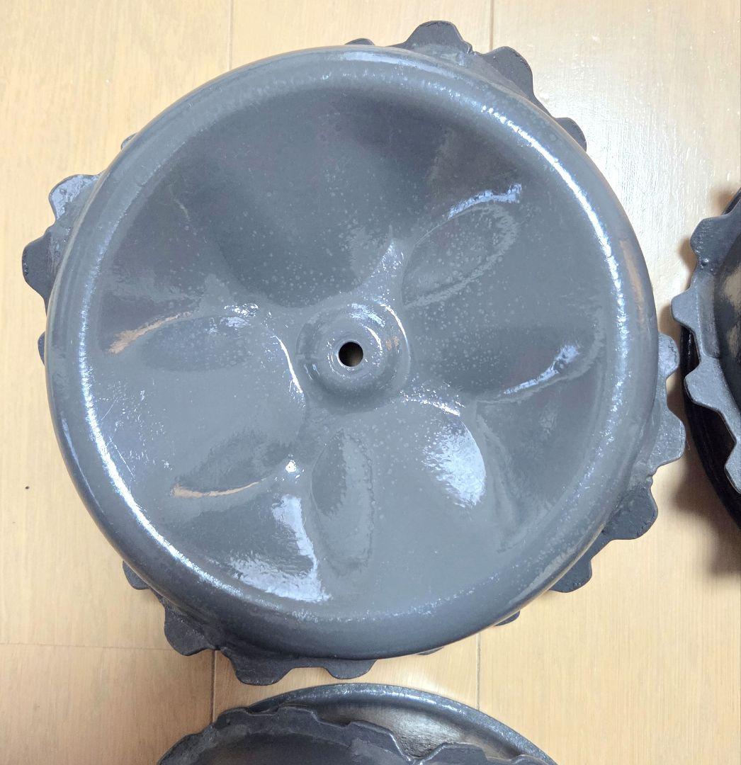 送料込み❗スパイダーモアーSP850スパイクタイヤ4個セット、農機具、草刈機