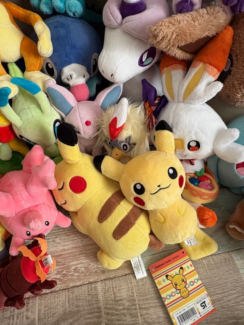 タグ付きあり　ポケモンセンター　ポケモン　FIT　まとめ売り　ぬいぐるみ　62個