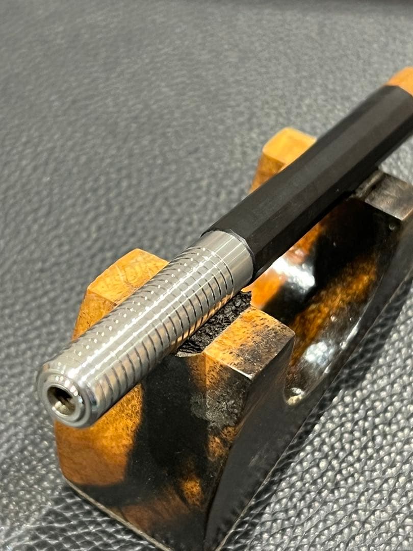 いぇい　pg5+アフリカンブラックウッド12角軸+オプションフルステンレス