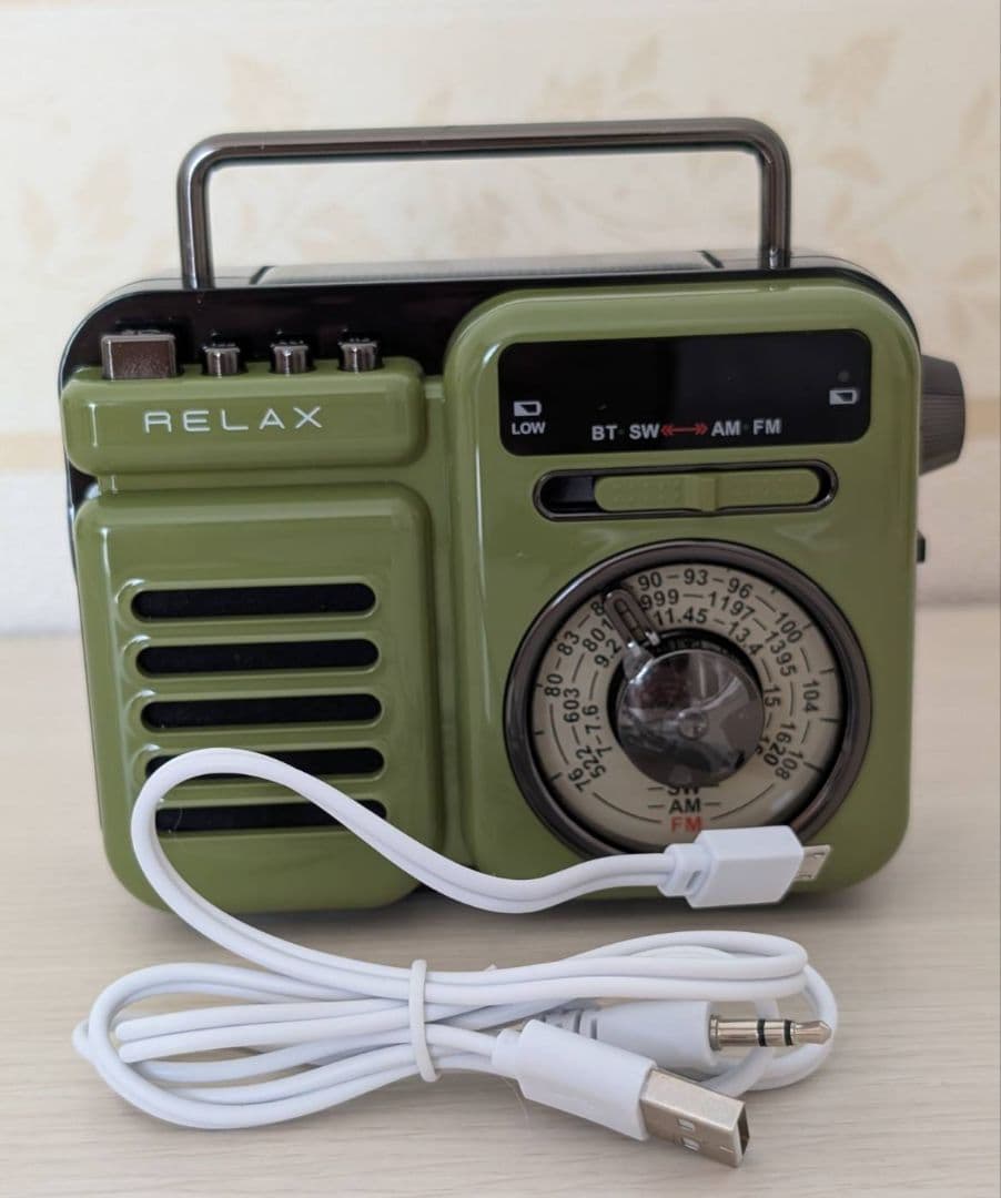 新品未使用RELAXマルチレトロラジオ１台７役