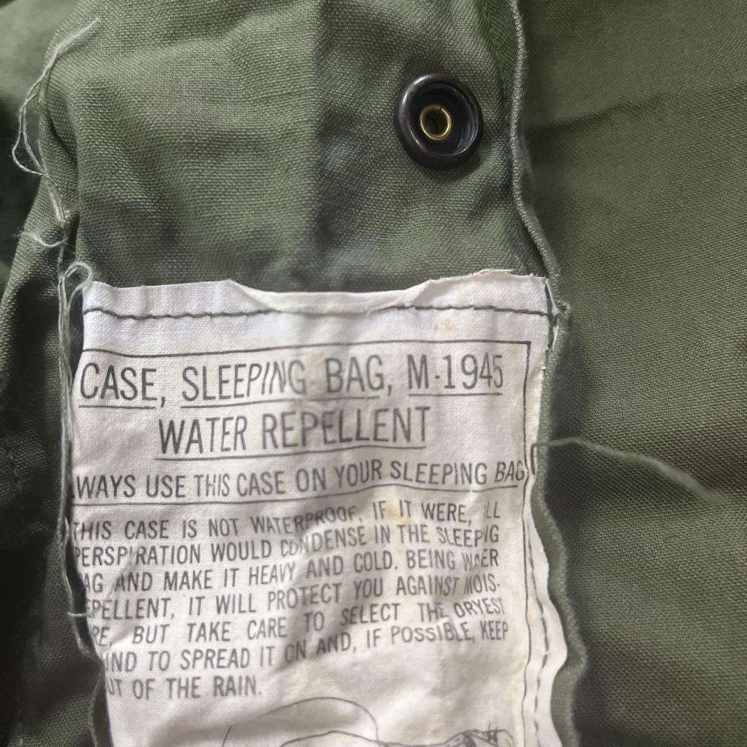 美品　米軍　実物　CASE SLEEPING BAG M−1945 ④