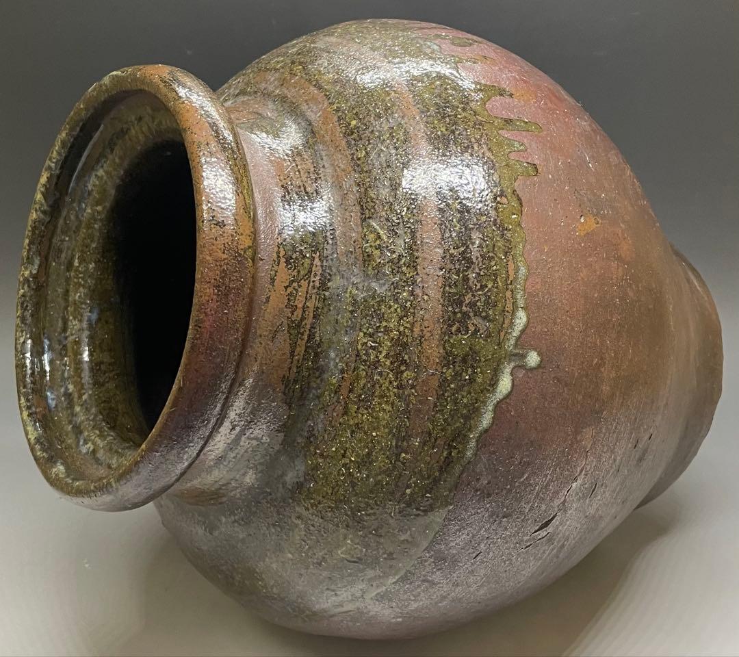 常滑焼　古常滑　灰釉　大壺　h73