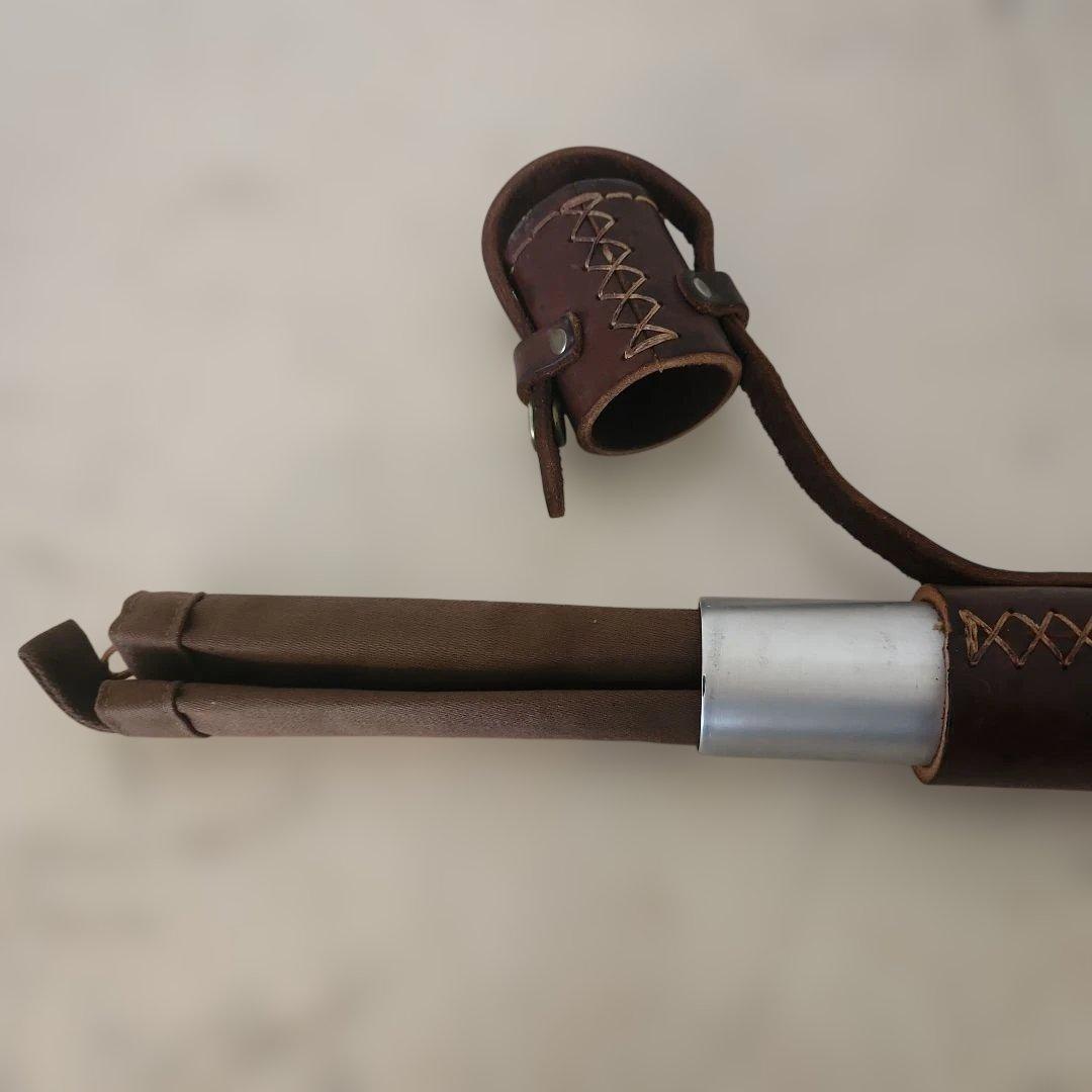 レア　未使用　超美品　　　　　　　オランダ　g&g バンブーロッド革ケース付き