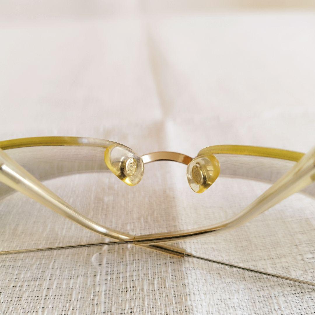 CHANEL　サングラス　4017-D　グラデーション　ココマーク　リムレス