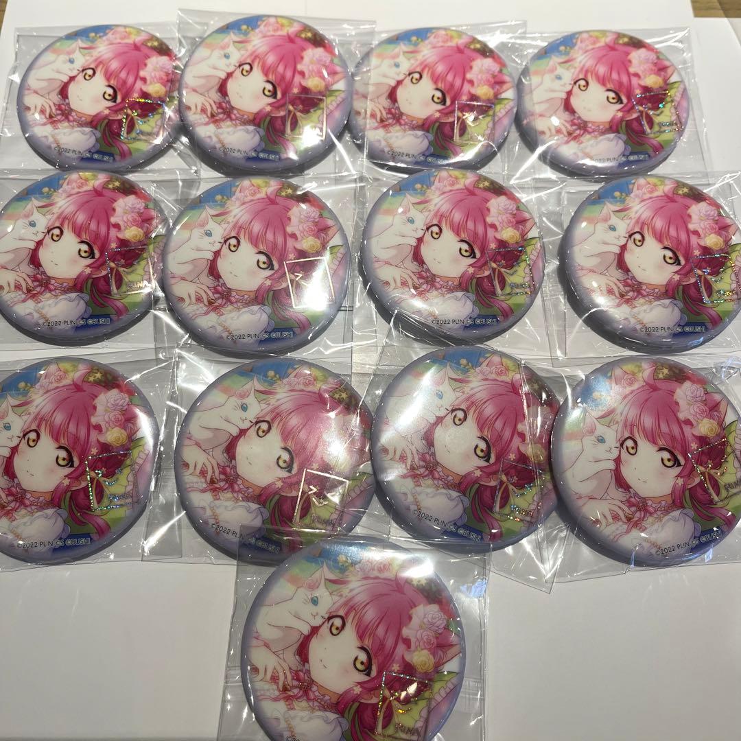 バラ売り可　天王寺璃奈　箔　サイン入り缶バッジ　コミケ102