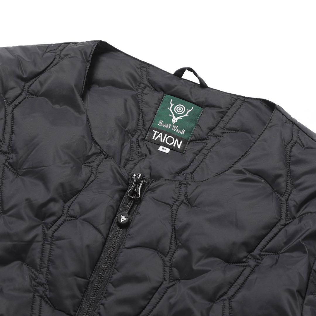SOUTH2 WEST8 × TAION インナーダウンジャケット ブラック S