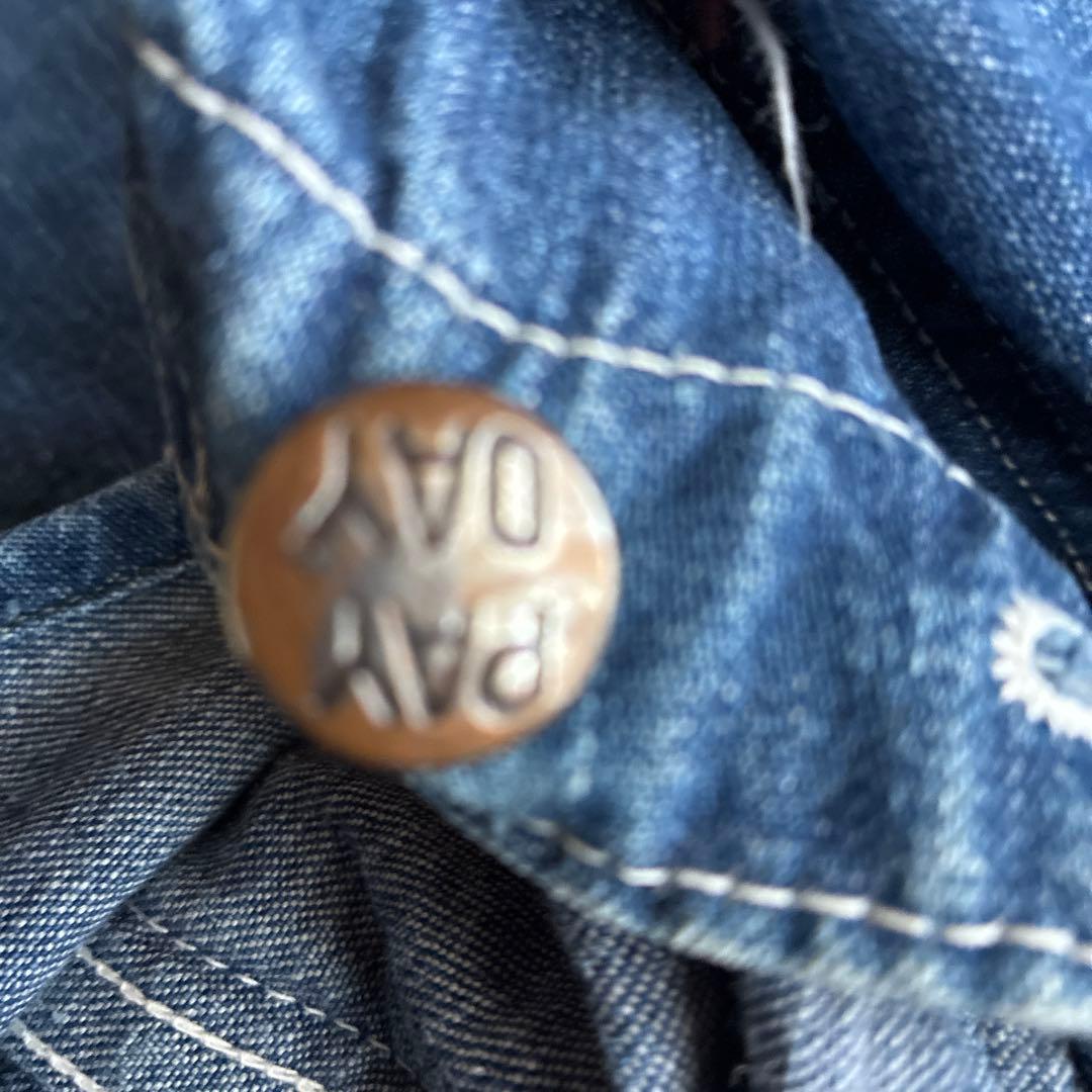 コメント値下げOK盾タグ40s pay dayオーバーオール