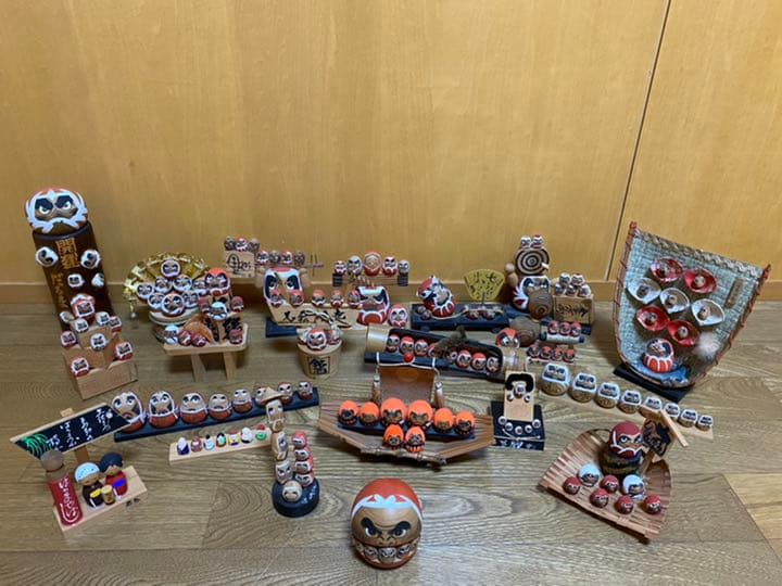 希少 だるま 大量 約50点 日本各地 1960年代 達磨 郷土玩具 民芸品