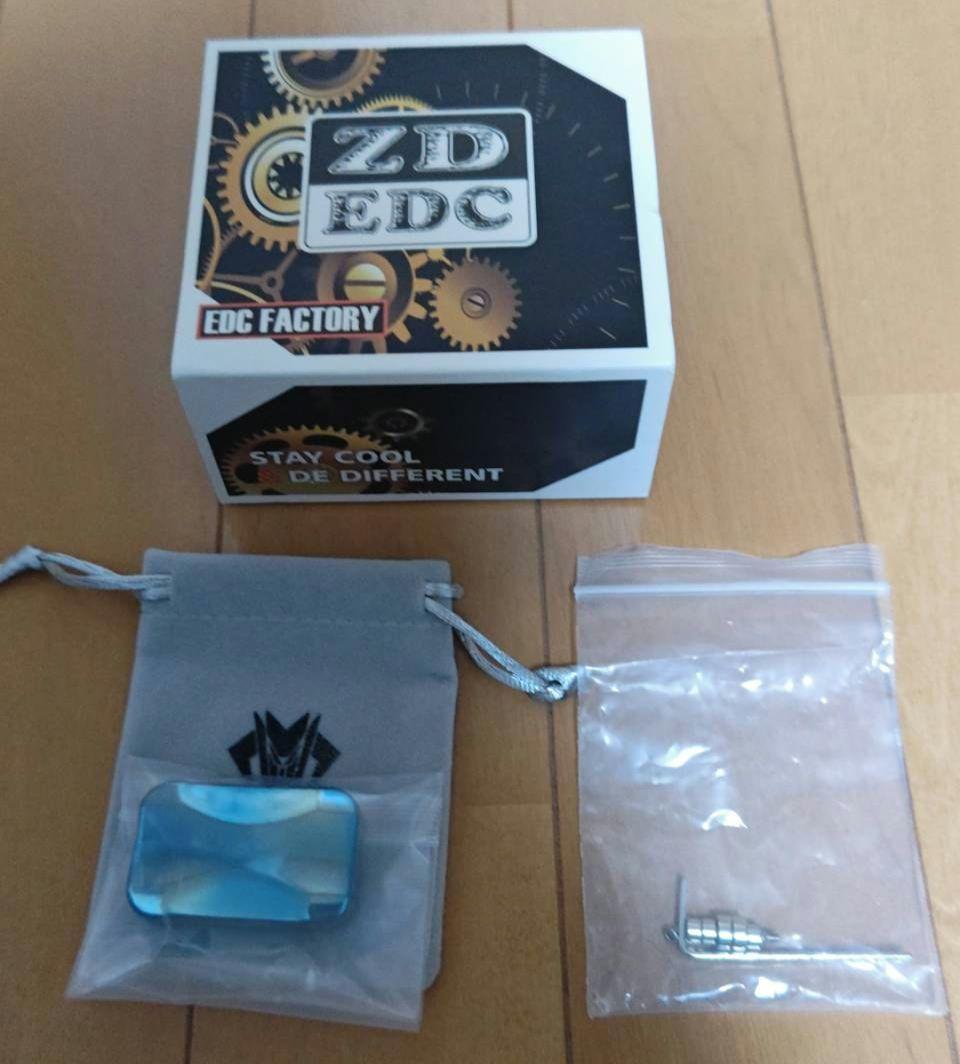 「正規品」ZD EDC α 音叉スライダー　フィジェットトイ　チタン製