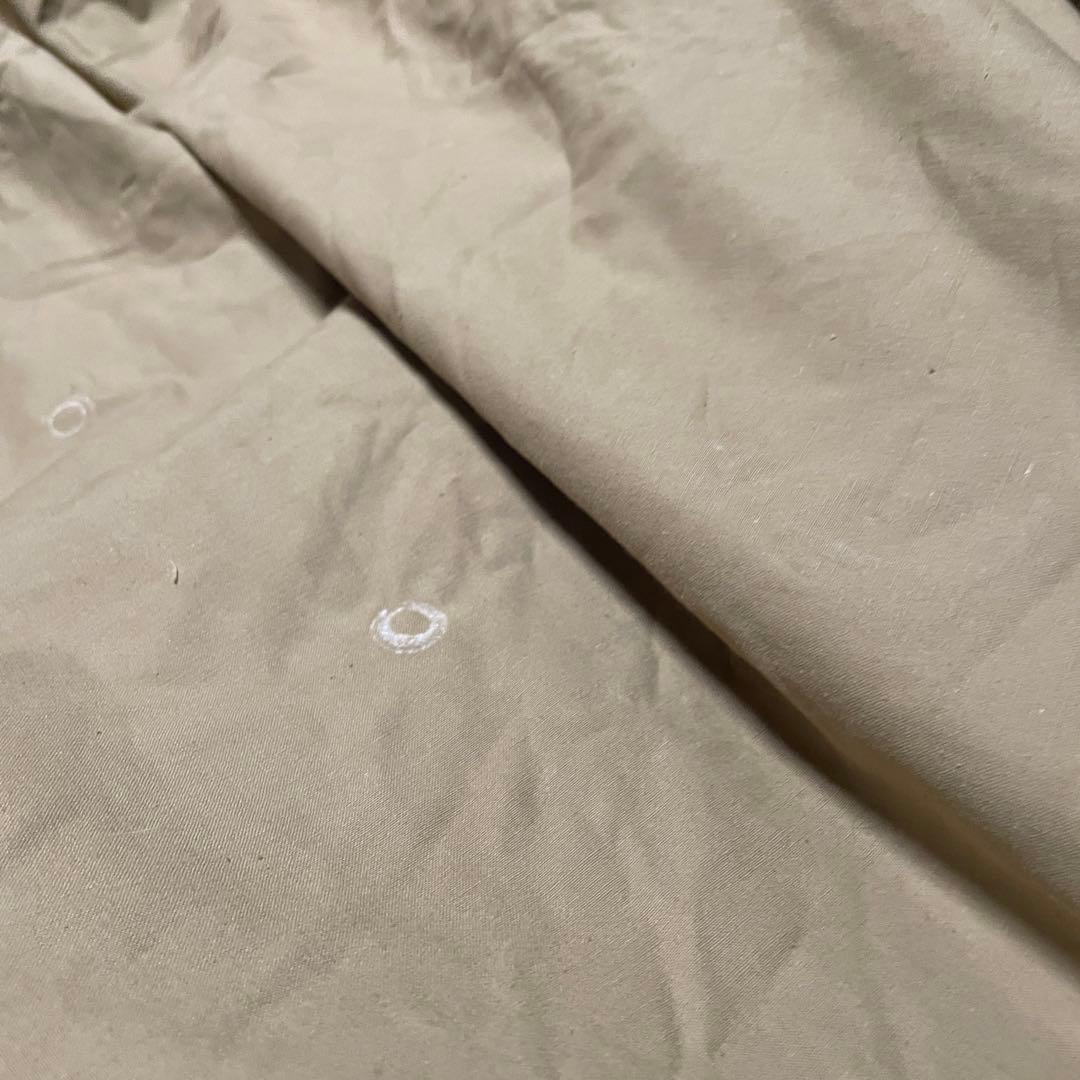 フランス軍　軍幕　ポンチョ 4枚セット　木製ペグ8本　デザート