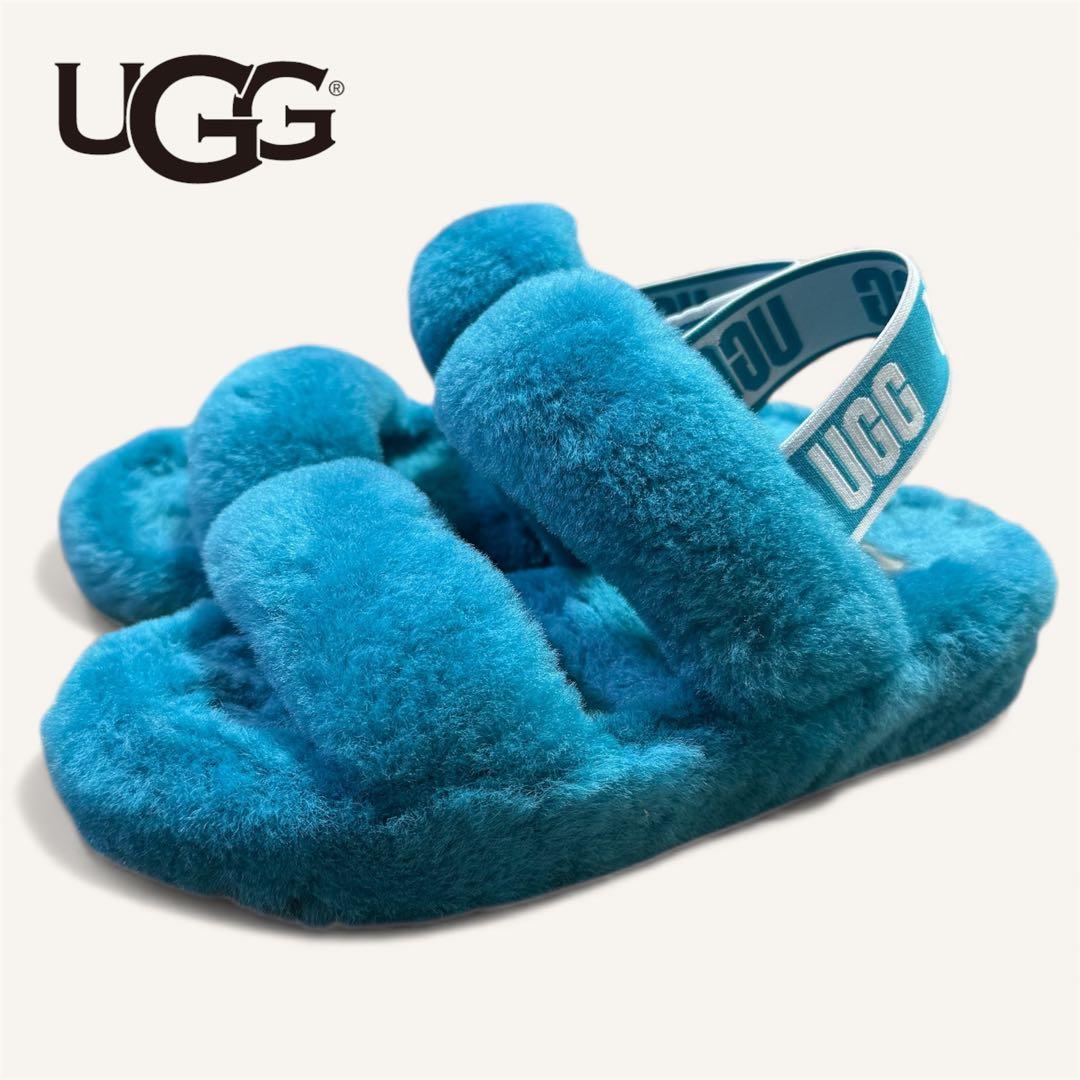 美品✨ UGG アグ サンダル オーイヤー ストラップサンダル シープスキン