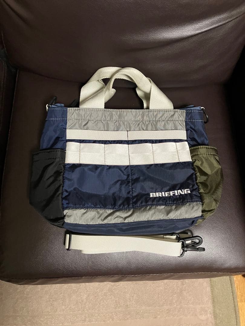 BRIEFING カートバッグ　ショルダーバッグ ネイビー/グレー/オリーブ