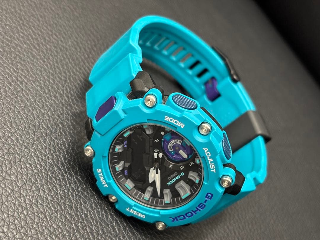 稼働品　G-SHOCK GA-2200 ライム　腕時計