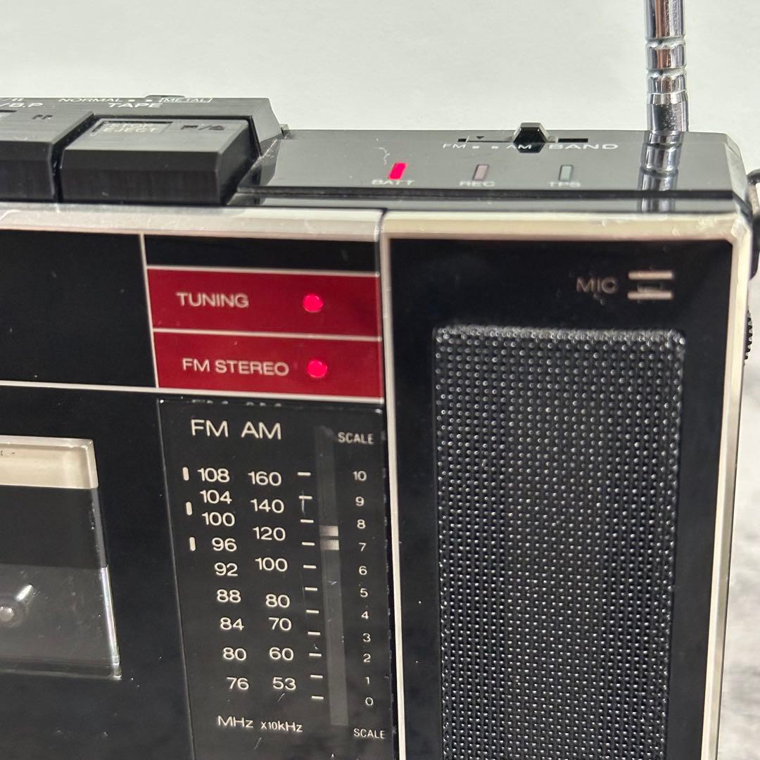 ナショナル National RX-F40 ラジカセ 昭和レトロ。
