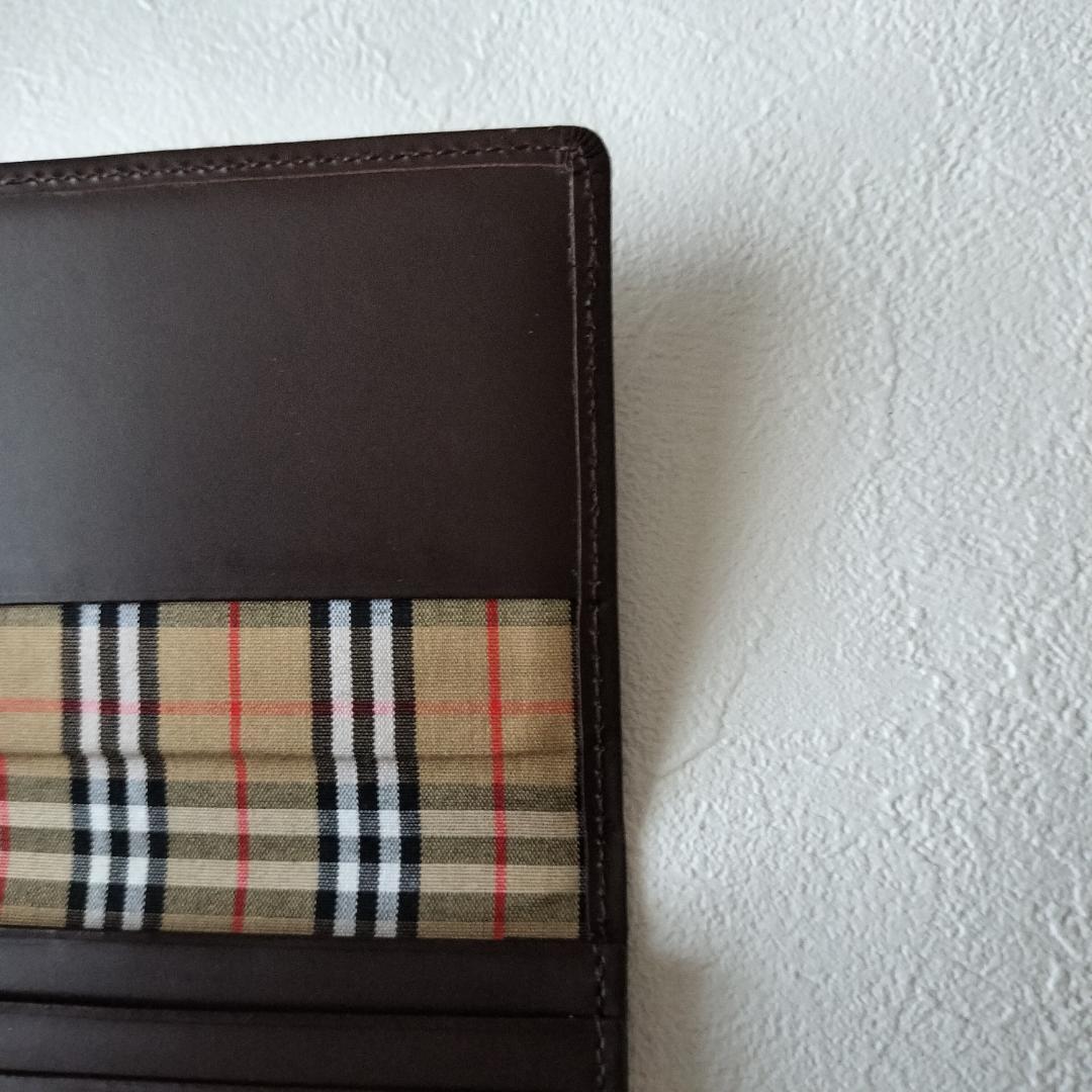 未使用級✨️バーバリー カードケース 名刺入れ ノバチェック レザー ブラウン