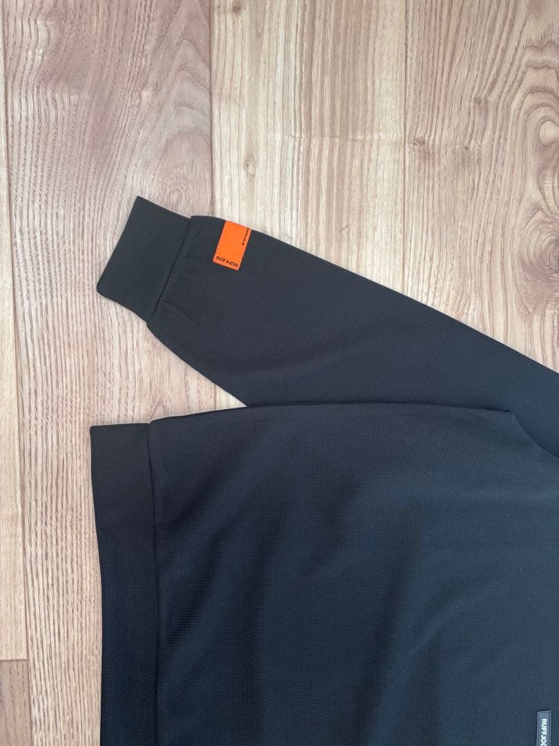 ラフロッグ　サーマルモックネックシャツ　ブラック　S