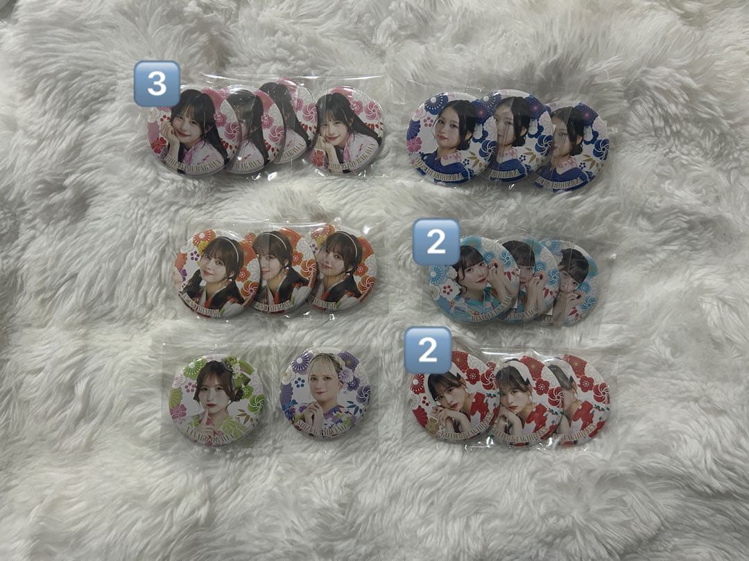 CANDY TUNE 浴衣すきくじ 缶バッジ