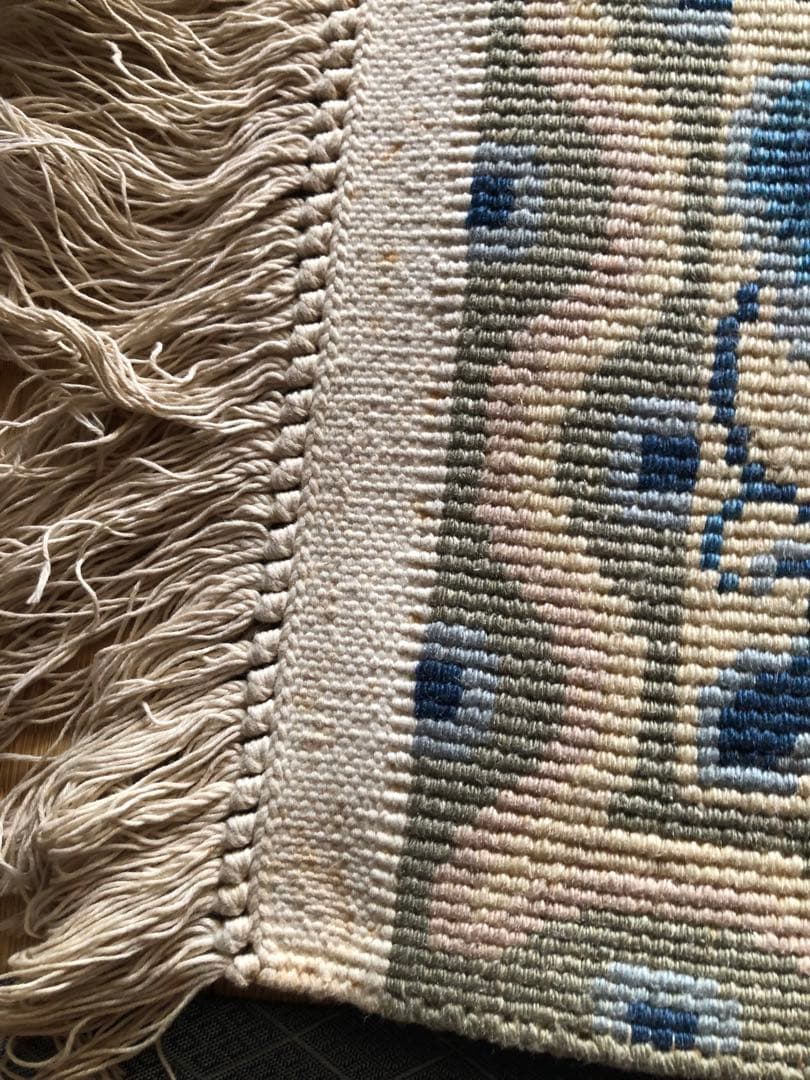 山形緞通 オリエンタルカーペットえびかずら宝相華 80×150