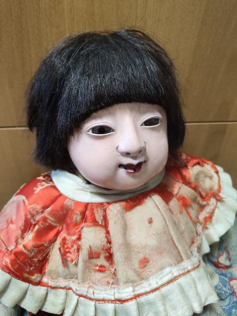 市松人形　抱き人形　60cm　アンティーク