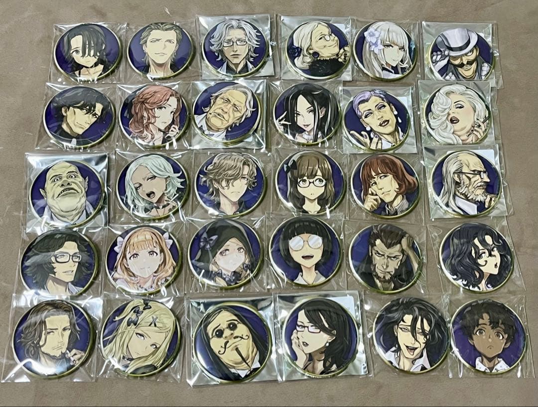 人狼ジャッジメント 人狼j SP3(ホロ無)缶バッジ 30種コンプリートセット