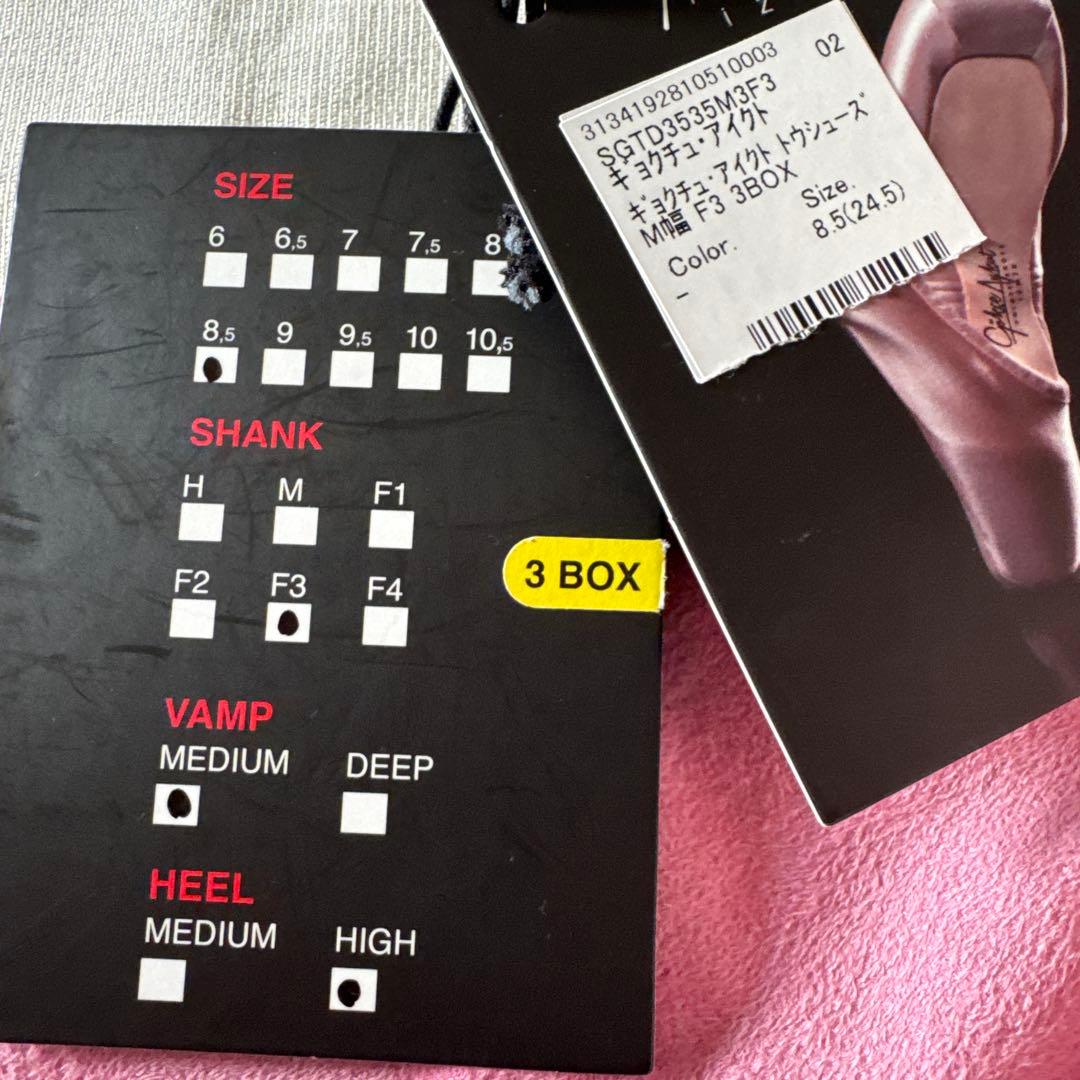 ギョクチュアイクトのトゥシューズ サイズ8.5