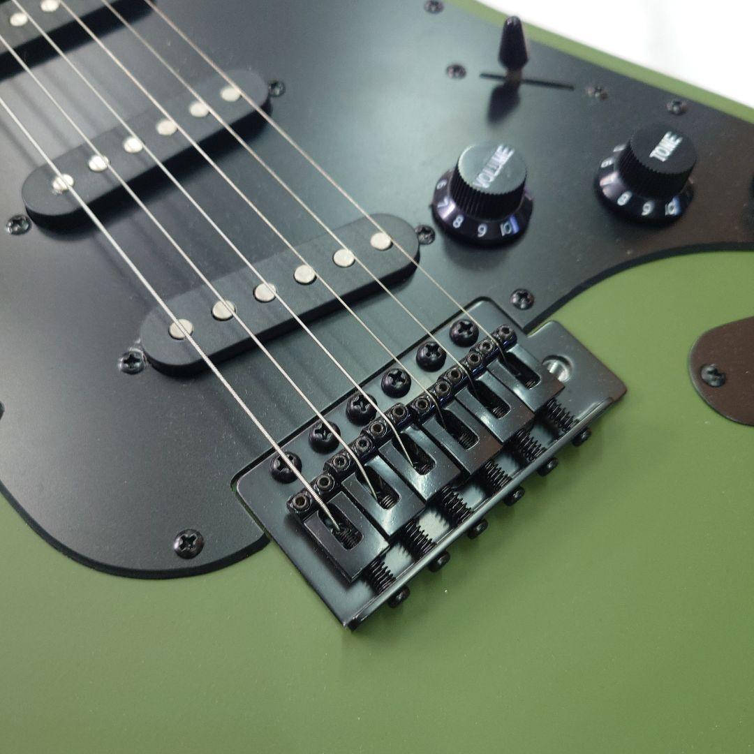 SELDER アーミーグリーン ストラトタイプ エレキギター