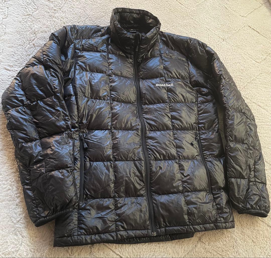 美品☆montbell モンベル スペリオダウンジャケット S ブラック