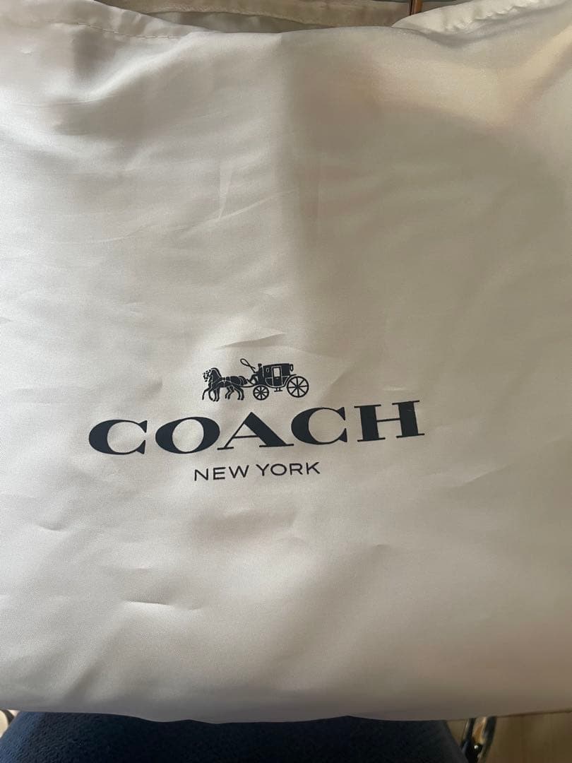 Coach トートバッグ ベージュ キャンバス
