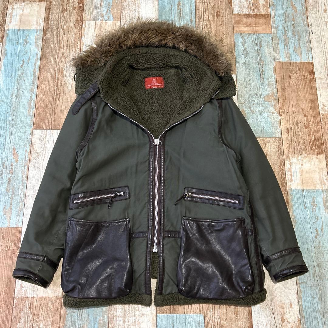 AVIREX B-7 モッズコート ジャケット ファー付き フライトジャケット