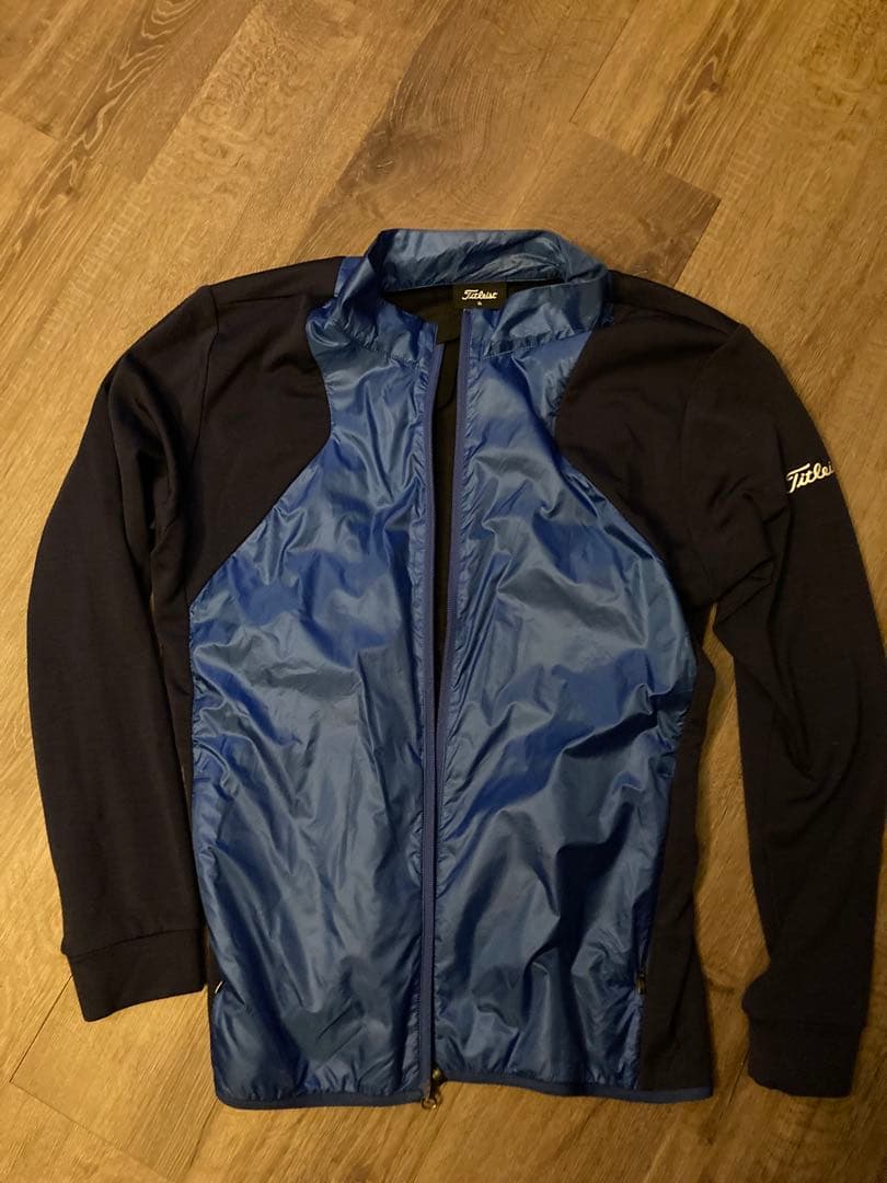Titleist ゴルフナイロンジャケット LL ネイビー/ブラック