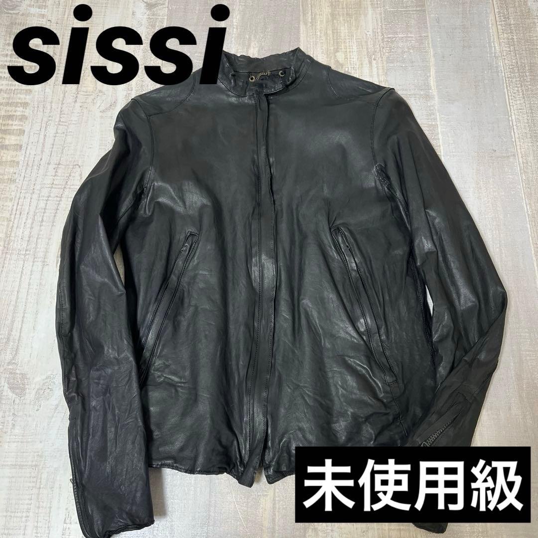 【定価約10万 未使用級】sisii ウォッシャブル レザー シングルライダース