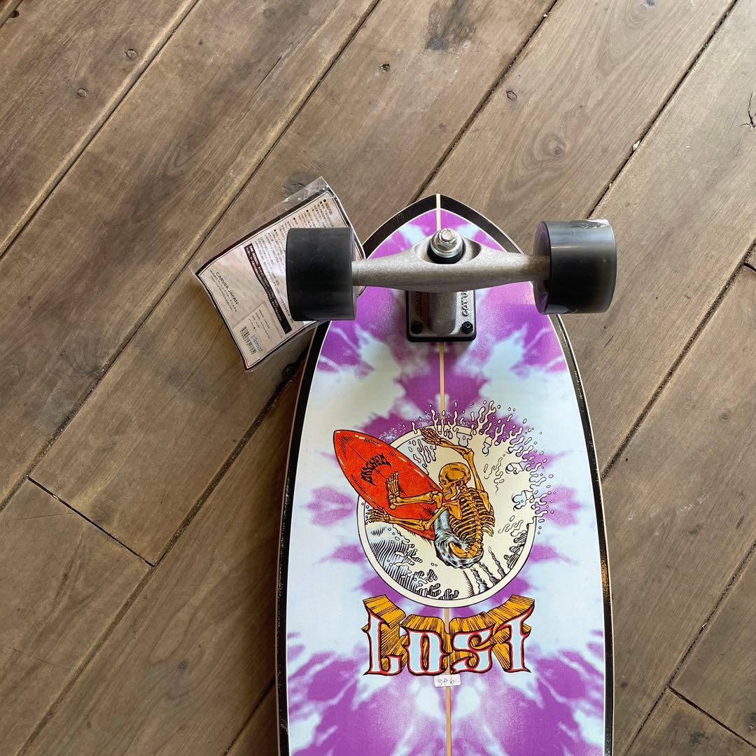 LOST carver タイダイ柄 スケートボード　コンプリート