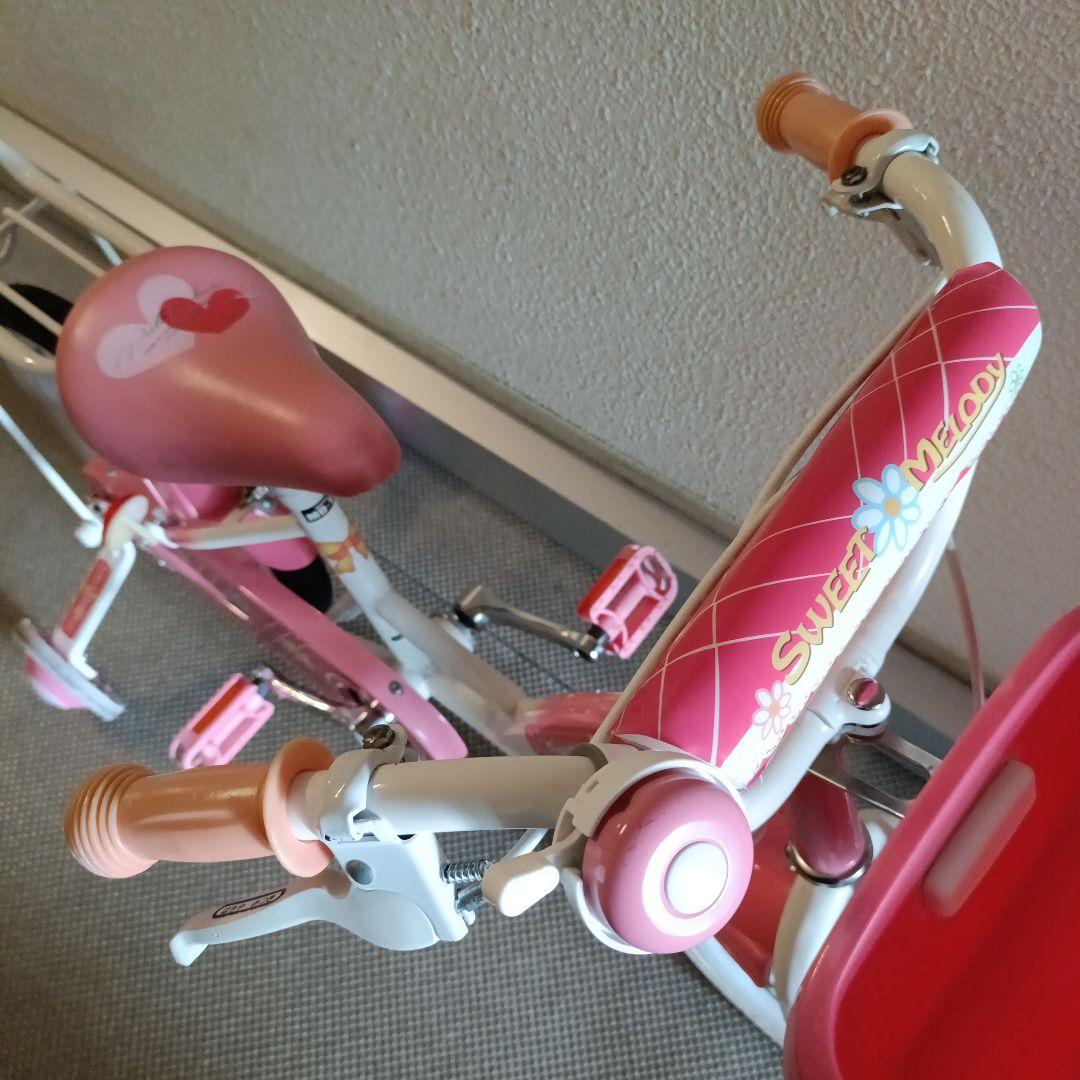 MYPALLAS(マイパラス) 子供用自転車16インチ 女の子用 ピンク補助輪付